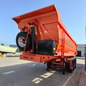 3-axis U-shaped rear dump semi-trailer