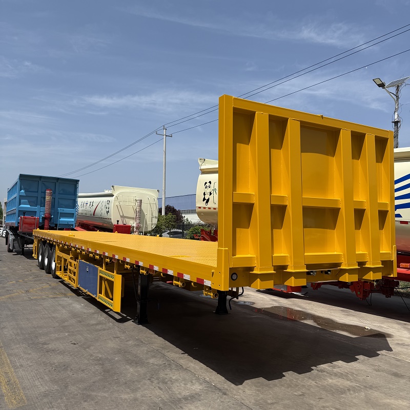 3-axle flatbed semi-trailer