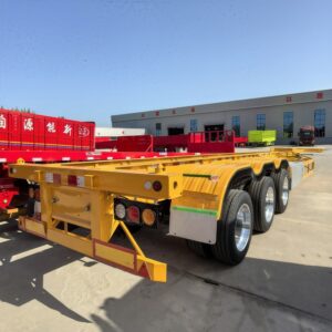 3-axis skeleton semi-trailer