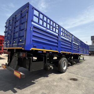 4-axle grille semi-trailer
