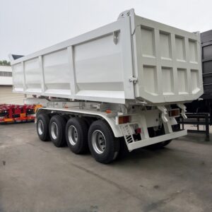 4-axis dump semi-trailer