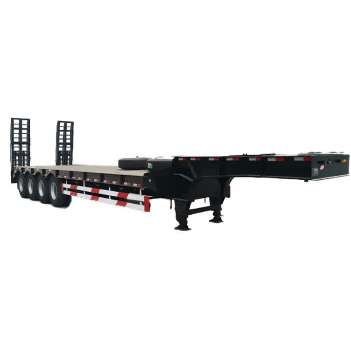 Low bed semi-trailer