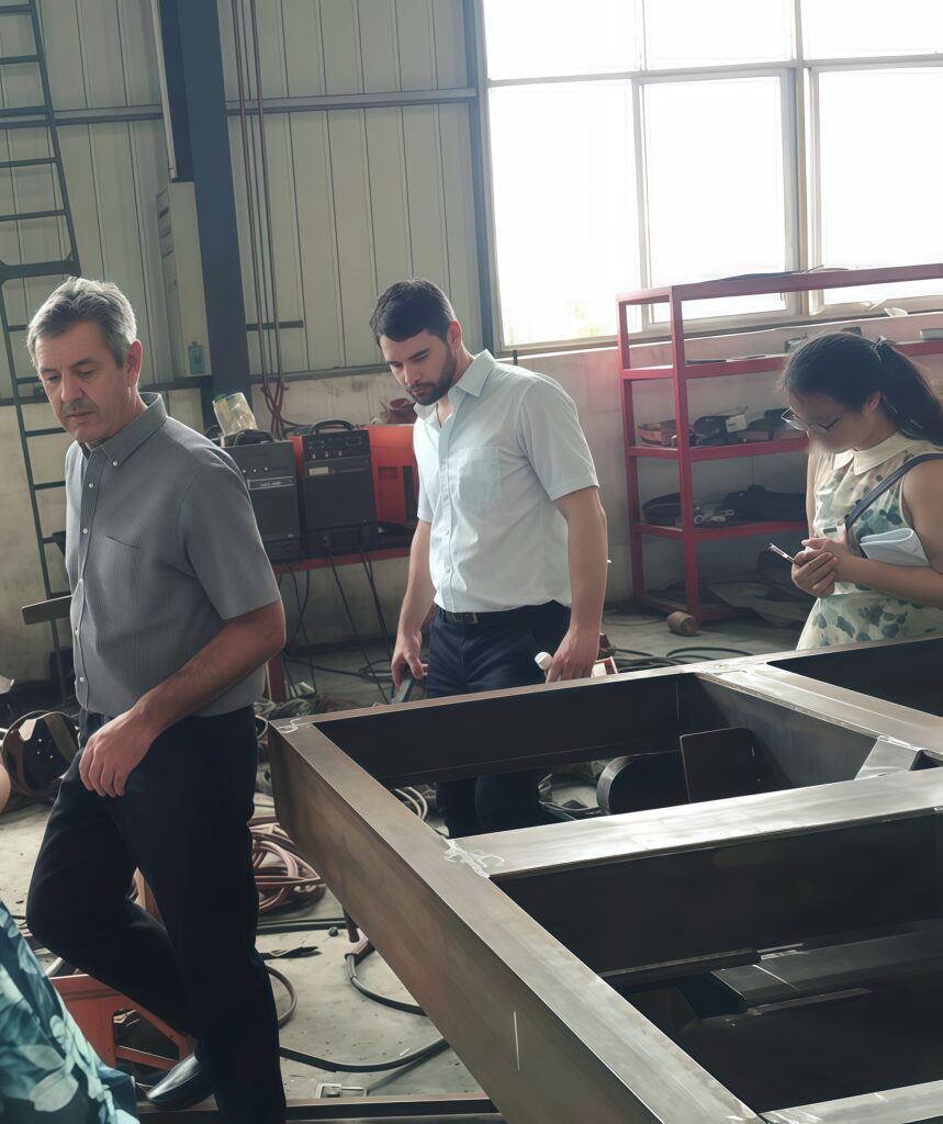 Russian clients visit our factory to discuss cooperation