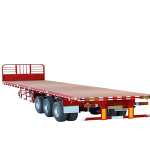 3-axis flatbed semi-trailer