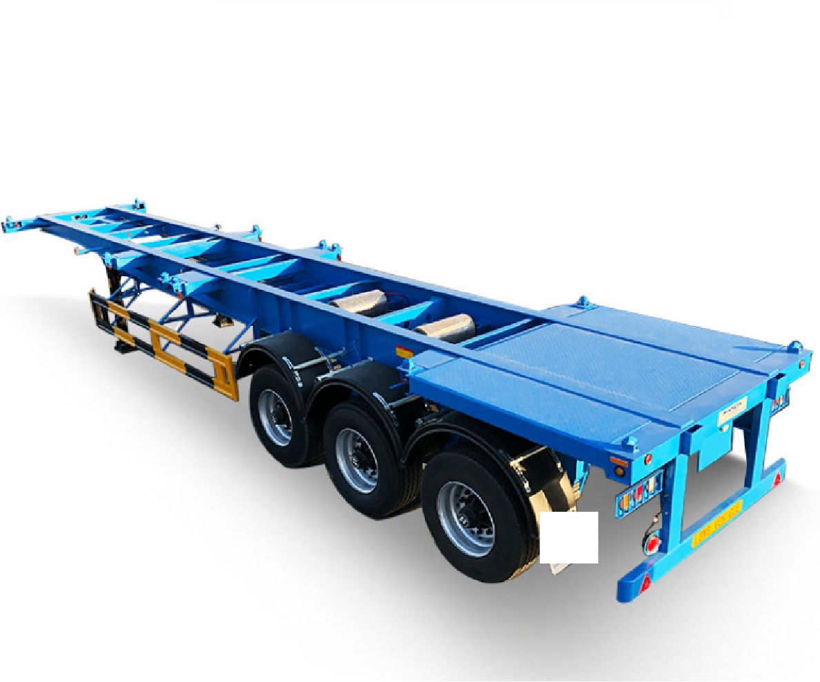 Skeleton semi-trailer